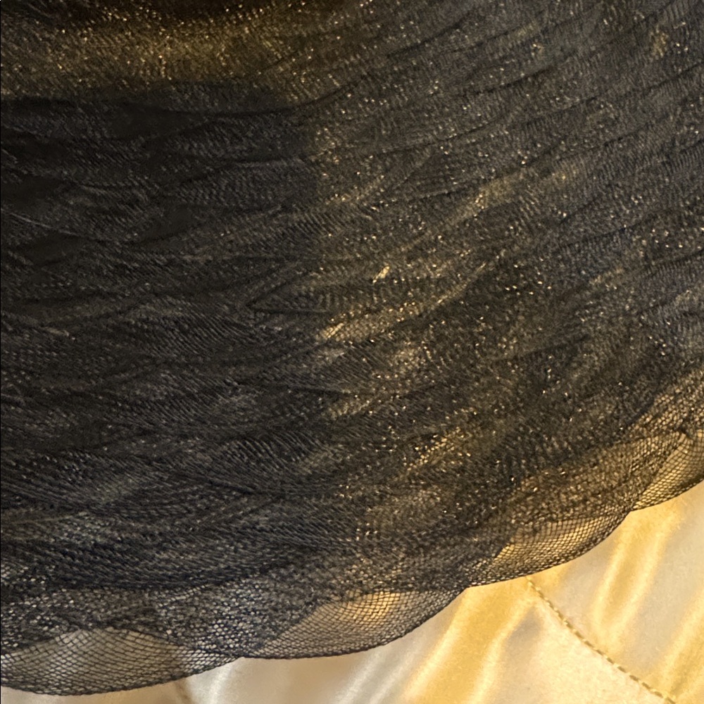 NWOT Giovannio Florence New York Black Derby Hat w/ Black Floral Embellishments - Picture 5 of 8